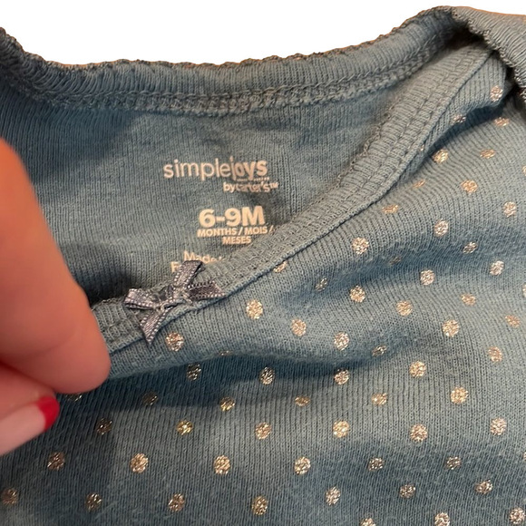 SIMPLE Joys By Carters 6-9 M Long Sleeve Onesie - Picture 3 of 3